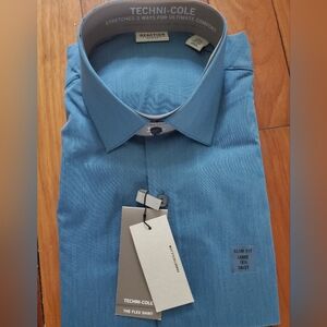 NWT Kenneth Cole Reaction Techni-Cole dress shirt sz 16 1/2-36/37